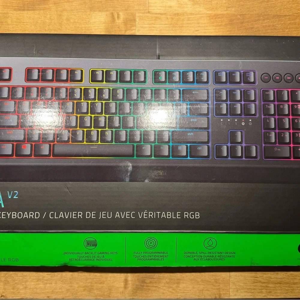 Razer RGB Gaming Keyboard with Multicolor Backlighting
